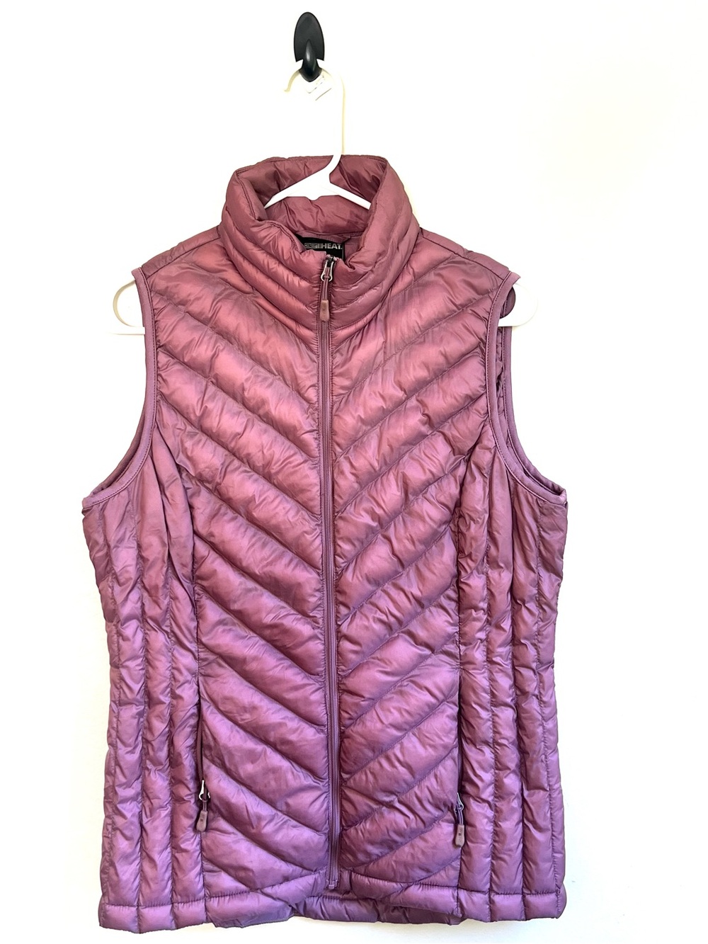 32 Degrees Mauve Pink Quilted Puffer Vest